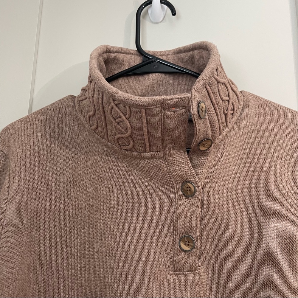 Merrell Button Up Sweatshirt Collared Womens Size… - image 2